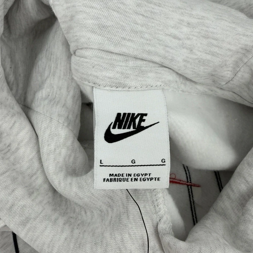 Nike Phoenix Fleece NYC Oversized Hoodie Women's Large Heather Gray Embroidered